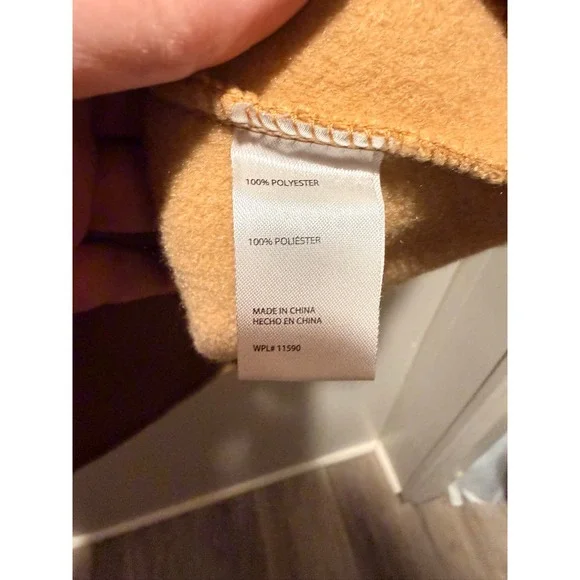 Weatherproof Vintage Mens XXL Sherpa Fleece Vest Tan Full Zip Mock Neck NWT - Picture 6 of 9